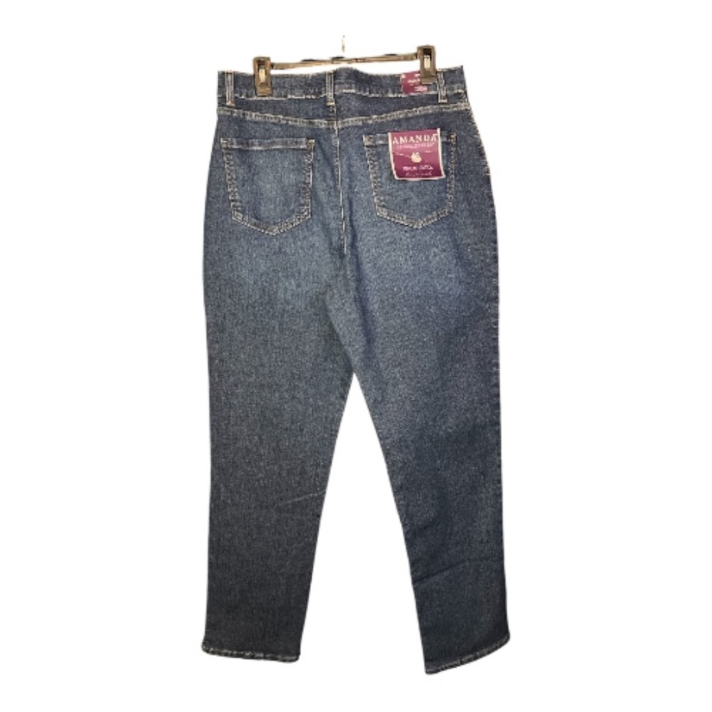 🆕 NWT Gloria Vanderbilt Amanda classic rise tapered leg jeans – size 16 Long - Picture 6 of 9
